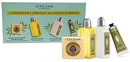 Set - L'Occitane En Provence Verbena Set (sh/gel/70ml + b/milk/70ml + h/cr/30ml + soap/50g) — photo N1