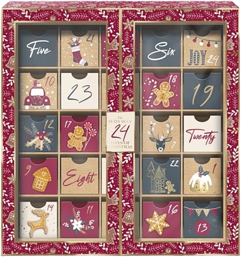 Advent Calendar Pack, 24 products - Baylis & Harding The Fuzzy Duck Winter Wonderland Luxury 24 Days Of Beauty Advent Calendar Gift Set — photo N2