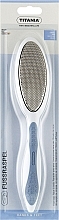 Fragrances, Perfumes, Cosmetics Double-Sided Foot File, grey-blue - Titania