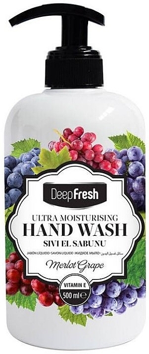 Merlot Grape Moisturizing Liquid Hand Soap - Aksan Deep Fresh Merlot Grape Ultra Moisturising Hand Wash — photo N1