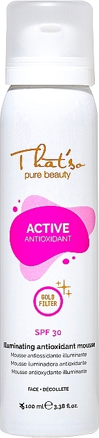 Face & Décolleté Foam - That'So Spuma Active Antioxidant SPF30 — photo N1