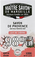 Goat Milk Soap - Maitre Savon De Marseille Savon De Provence Goat Milk Soap Bar — photo N1