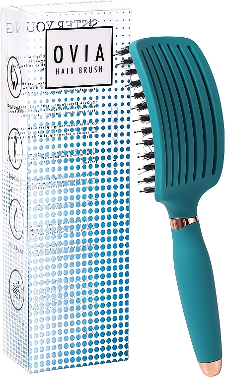 Ovia Green Bv Hair Brush - Sister Young Hair Brush — photo N1