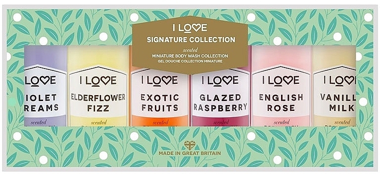 Set - I Love Signature Collection (sh/gel/6x100ml) — photo N1