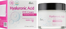 Fragrances, Perfumes, Cosmetics Moisturizing Hyaluronic Acid Eye Cream - Ekel Hyaluronic Acid Eye Cream