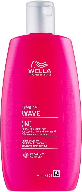 Curl Creating Lotion for Normal Hair - Wella Professionals Creatine+ Wave N Perm Emulsion — photo N3