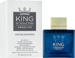 Antonio Banderas King of Seduction Absolute - Eau de Toilette (tester with cap) — photo N2