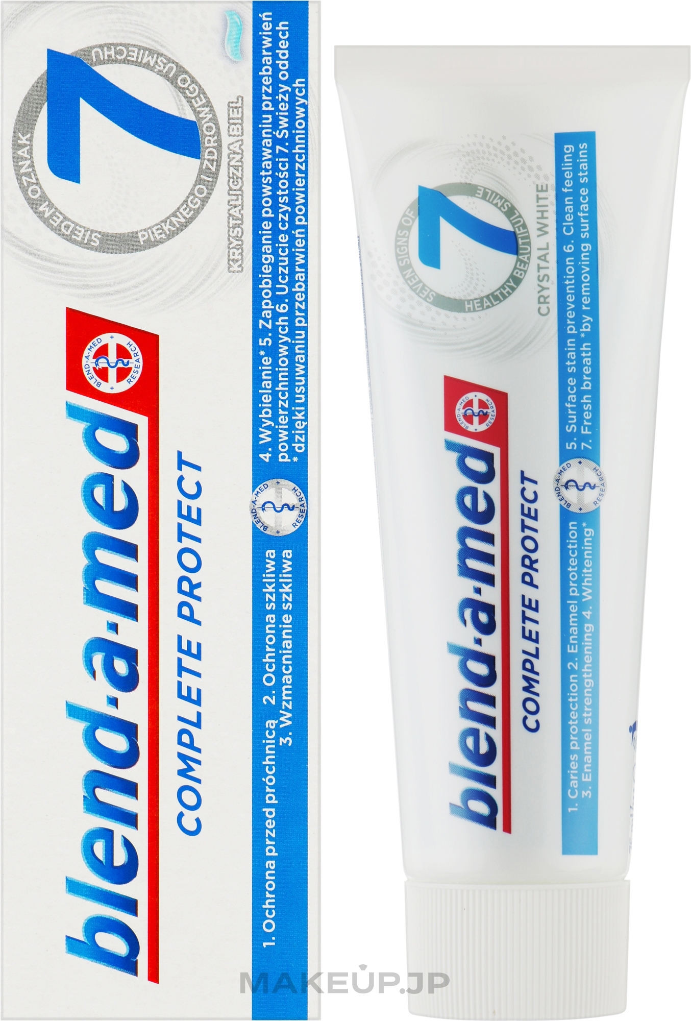 Toothpaste "Complex 7+ Whitening" - Blend-a-Med Complete Protect 7 Crystal White Toothpaste — photo 75 ml