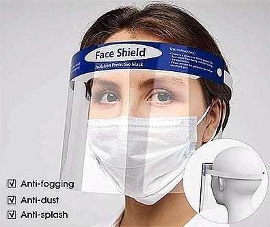 Transparent Face Shield 99998  - Erlinda Solingen Face Shield Full Visor — photo N2