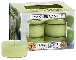 Fragrances, Perfumes, Cosmetics Tea Light Candles - Yankee Candle Scented Tea Light Candles Cuban Mojito