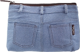 Makeup Bag "Real Jeans. Denim", 94576, blue - Top Choice — photo N1