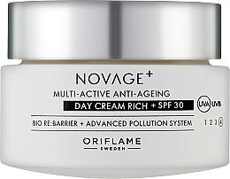 Fragrances, Perfumes, Cosmetics Rich Multi-Active Day Face Cream SPF30 - Oriflame Novage+ Multi-Active Anti-Ageing Day Cream Rich