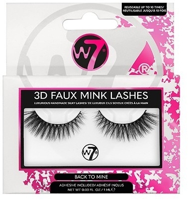 False Lashes - W7 3D Faux Mink Lashes — photo Back to Mine