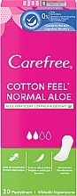 Fragrances, Perfumes, Cosmetics Hygienic Daily Pads with Aloe Extract, 20 pcs - Carefree Cotton Aloe