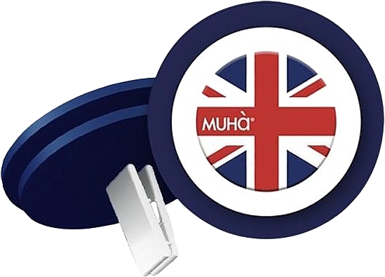 Car Air Freshener - Muha Car Symbol Car Symbol England Blue-Brezza — photo N1