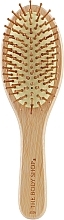 Oval Hair Brush - The Body Shop Oval Bamboo Pin Hairbrush — photo N1