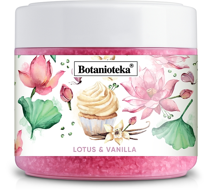 Bath Sea Salt "Lotus & Vanilla" - Botanioteka Lotus & Vanilla Bath Salt — photo N2