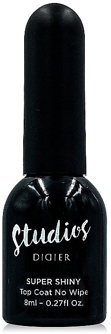 Hybrid Nail Polish Top Coat - Didier Lab Studios Top Coat No Wipe Super Shiny — photo N1