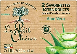 Fragrances, Perfumes, Cosmetics Extra Gentle Aloe Vera Soap - Le Petit Olivier Aloe Vera