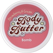 Strawberry & Cream Body Butter - Bomb Cosmetics Strawberry & Cream Body Butter — photo N1