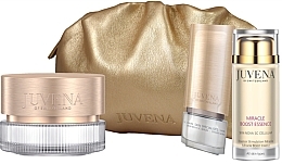 Fragrances, Perfumes, Cosmetics Skin Care Set in Golden Makeup Bag - Juvena Skin Specialist (bag/1pc + f/cr/75ml + f/ess/30ml + f/ser/1.5ml)