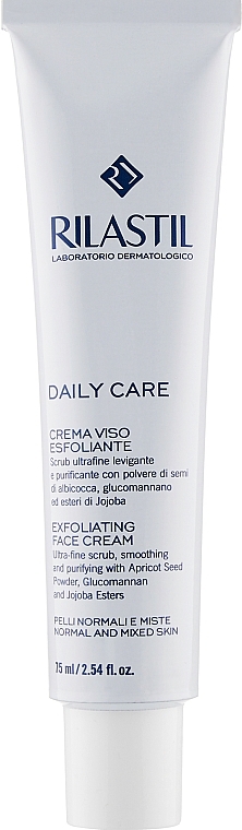 Facial Peeling for Normal & Combination Skin - Rilastil Daily Care Exfoliating Face Cream — photo N1