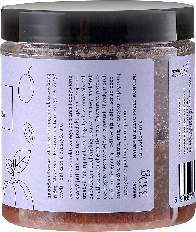 Natural Scrub with Plum and Jojoba Oils - Hagi Scrub — photo N2