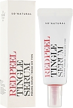 Fragrances, Perfumes, Cosmetics Face Peeling Serum - So Natural Red Peel Tingle Serum (tube)