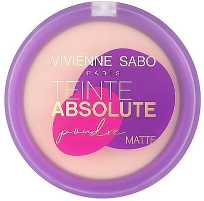 Matte Powder with Natural Effect - Vivienne Sabo Mattifying Pressed Powder Teinte Absolute Matte — photo N2