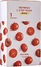 Fragrances, Perfumes, Cosmetics 2-Phase Tomato Mask - Village 11 Factory Refresh 2-Step Mask Red