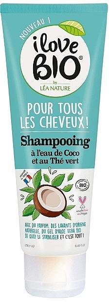 Coconut Water & Green Tea Shampoo - I love Bio Coconut Water & Green Tea Shampoo — photo N1