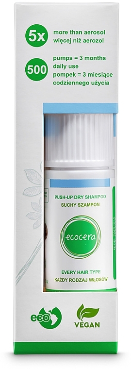 Dry Shampoo for All Hair Types - Ecocera Push-up Dry Shampoo — photo N1