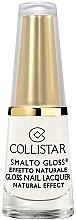 Fragrances, Perfumes, Cosmetics Nail Polish - Collistar Gloss Nail Lacquer Natural Effect