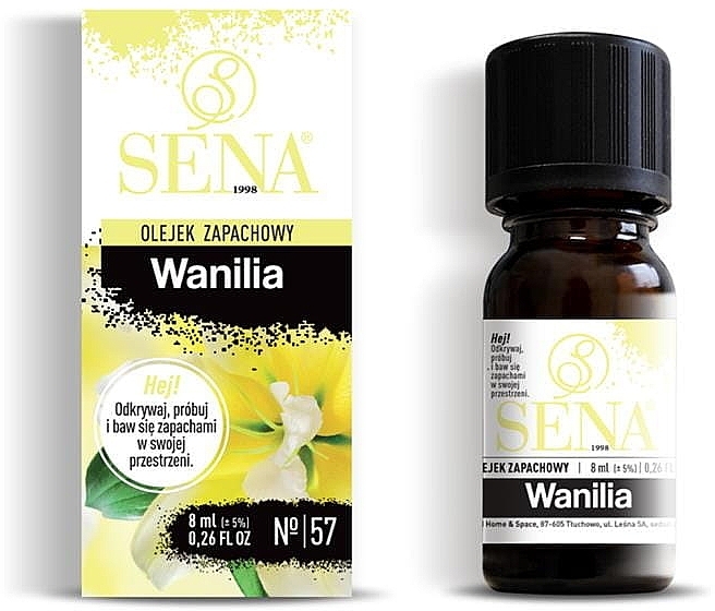 Vanilla Aroma Oil - Sena Aroma Oil №57 Vanilla — photo N1