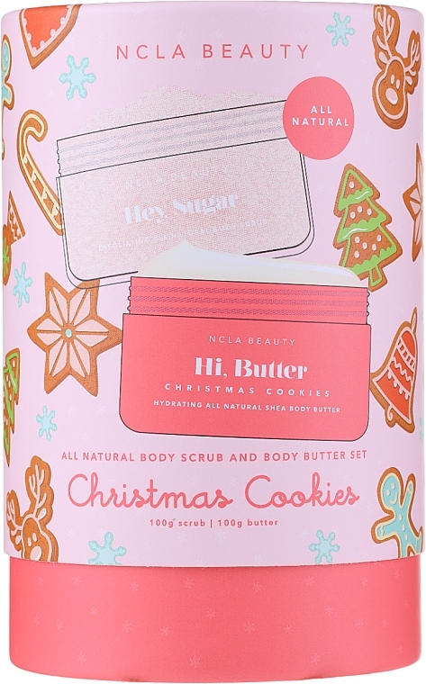 Set - NCLA Beauty Christmas Cookies (b/scr/100ml + b/but/100g) — photo N1