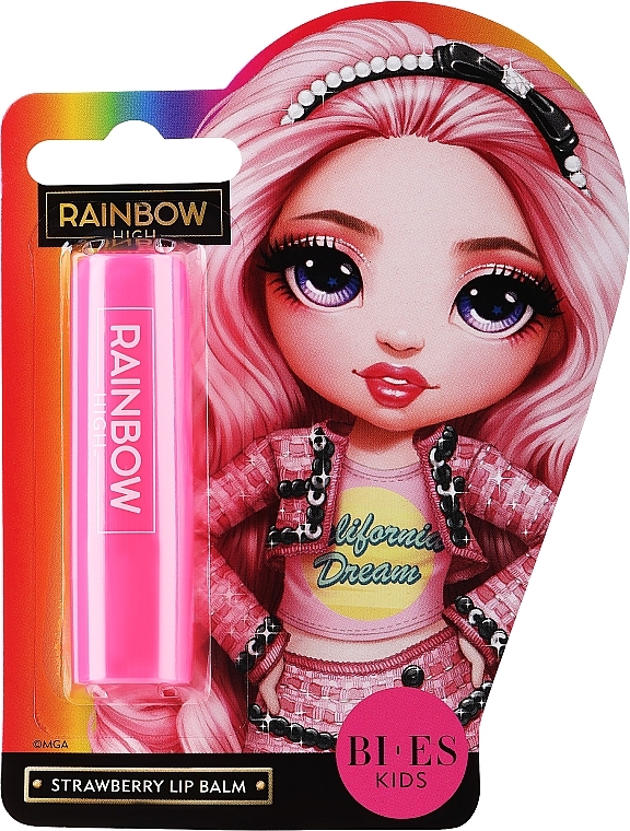 Lip Balm - Bi-Es Kids Rainbow High Strawberry Lip Balm — photo N1