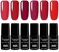 Gel Polish Set, 6 products - Sincero Salon Mad For Love — photo N2