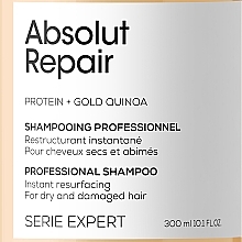 Hair Shampoo - L'Oreal Professionnel Absolut Repair Gold Quinoa +Protein Shampoo — photo N3