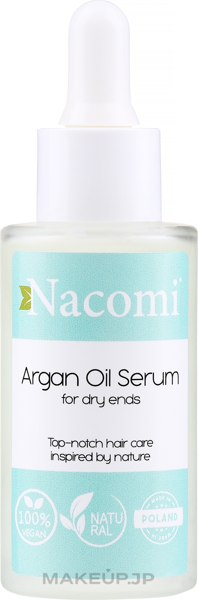 Hair Serum - Nacomi Natural With Moroccan Argan Oil Serum — photo 40 ml