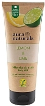 Fragrances, Perfumes, Cosmetics Lemon & Lime Body Milk - Aura Naturals Lemon & Lime Body Milk