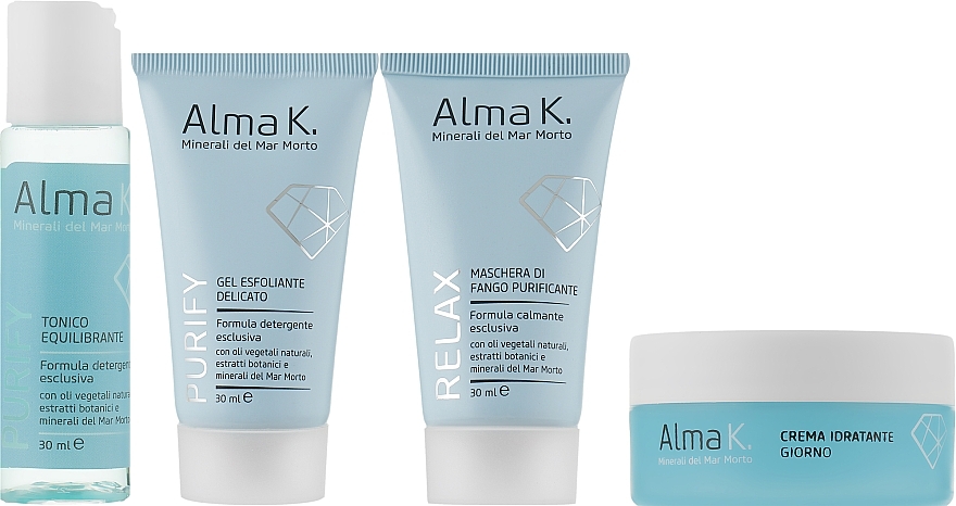 Face Care Set 'Me First!' - Alma K Me First Face Care Kit (gel/30ml + toner/15ml + cr/15ml + mask/30ml) — photo N2