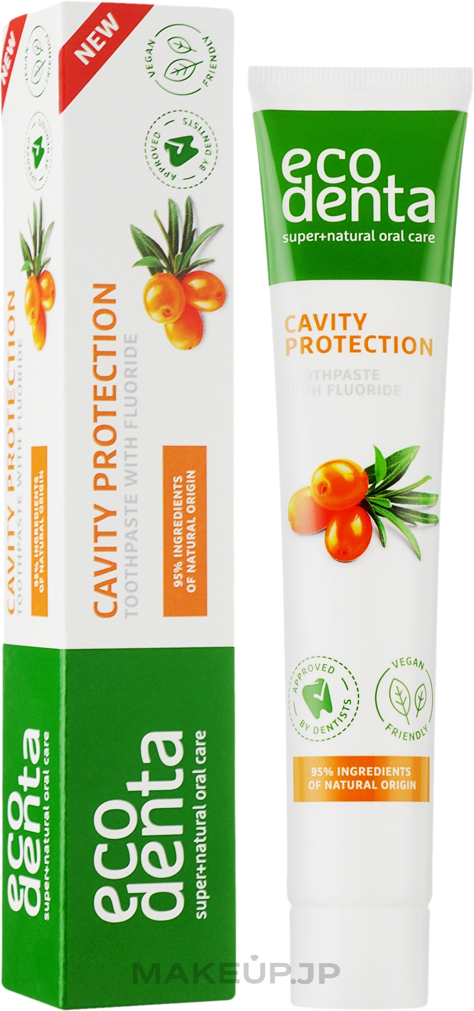 Cavity Protection Toothpaste with Sea Buckthorn Oil - Ecodenta Cavity Protection Toothpaste — photo 75 ml