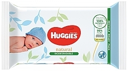 Fragrances, Perfumes, Cosmetics Baby Wet Wipes, 48 pcs - Huggies Natural Biodegradable