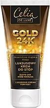 Luxurious Foot Cream - Celia De Luxe Gold 24K Luxurious Foot Cream — photo N1
