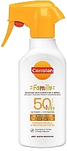 Fragrances, Perfumes, Cosmetics Family Sunscreen Milk Spray - Carroten Family Suncare Face & Body Milk Spray SPF50