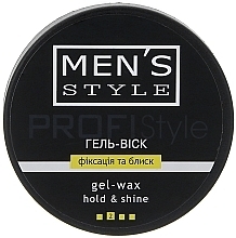 Gel-Wax for Men 'Fixation and Shine' - Profi style Men's Style — photo N3