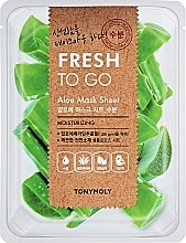 Fragrances, Perfumes, Cosmetics Refreshing Aloe Sheet Mask - Tony Moly Fresh To Go Mask Sheet Aloe