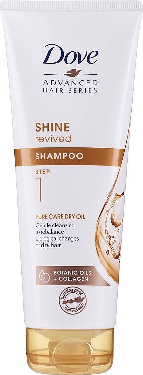 Nourishing Hair Shampoo "Pure Care" - Dove Advanced Hair Series — photo N1