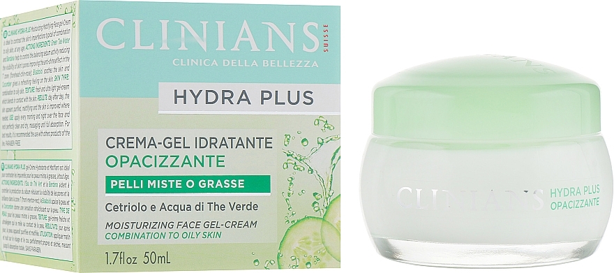 Face Gel-Cream - Clinians Hydra Plus Moisturizing Face Gel-Cream — photo N1