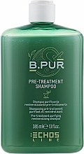 Cleansing & Remineralizing Shampoo - Echosline B.Pur Pre-Treatment Purifying Remineralising Shampoo — photo N1